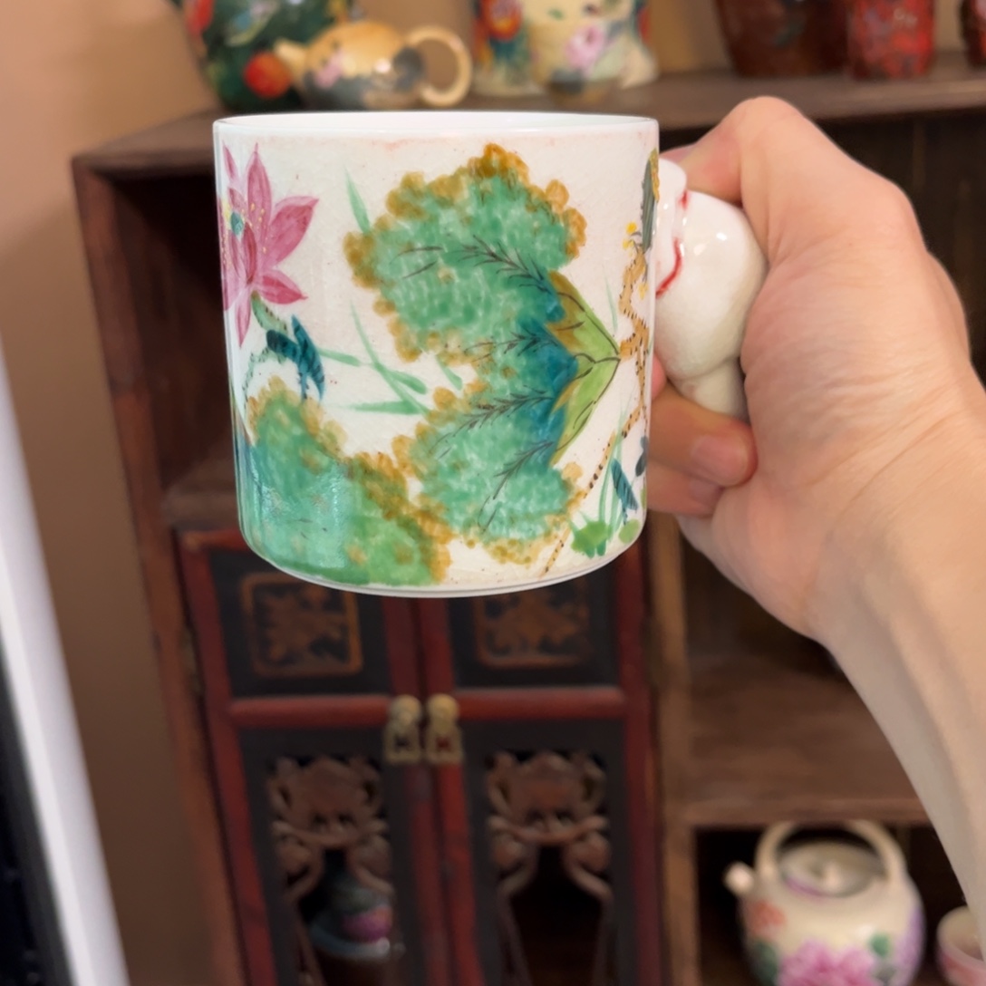 柴烧手工手绘陶瓷