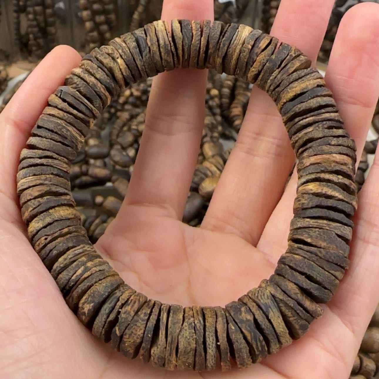 【闪购商品】沉香手串奇楠手串16克卡1.2