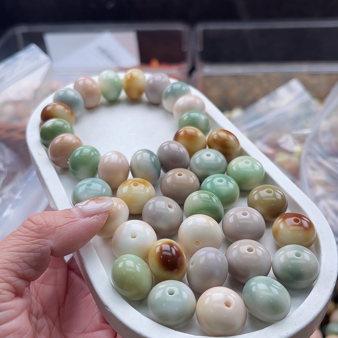白玉菩提吊坠C/16mm/20颗
