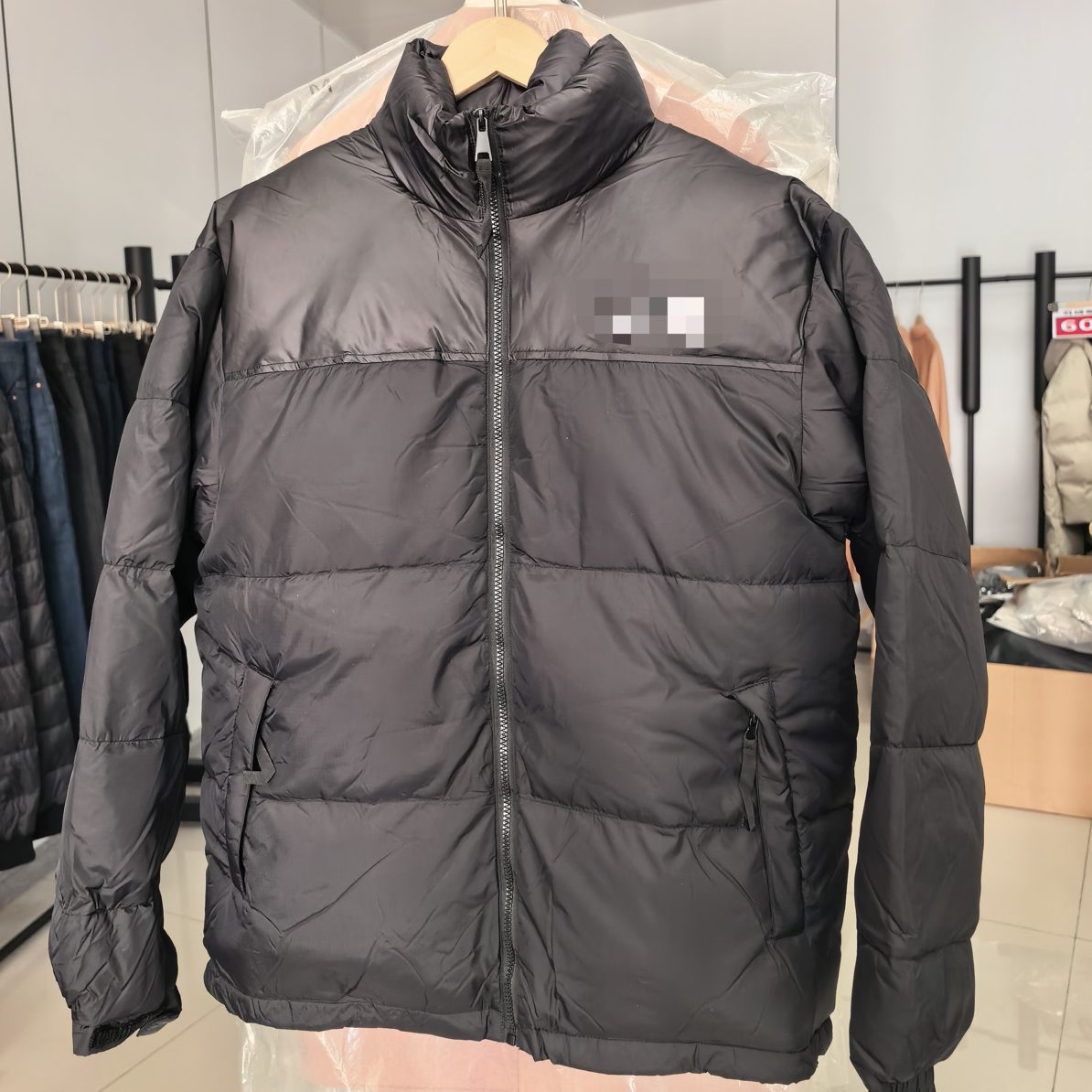 断码清仓90白鸭绒充绒200多克 防风防寒冬季男女款