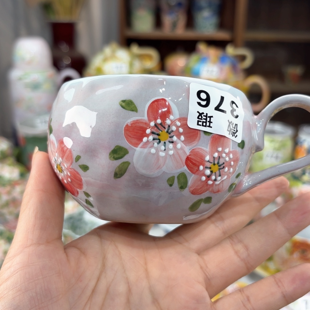 景德镇手绘高温釉下彩陶瓷茶具