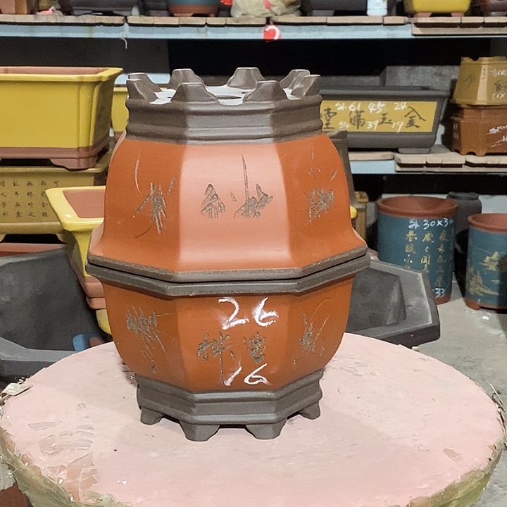 宜兴紫砂花盆花盆