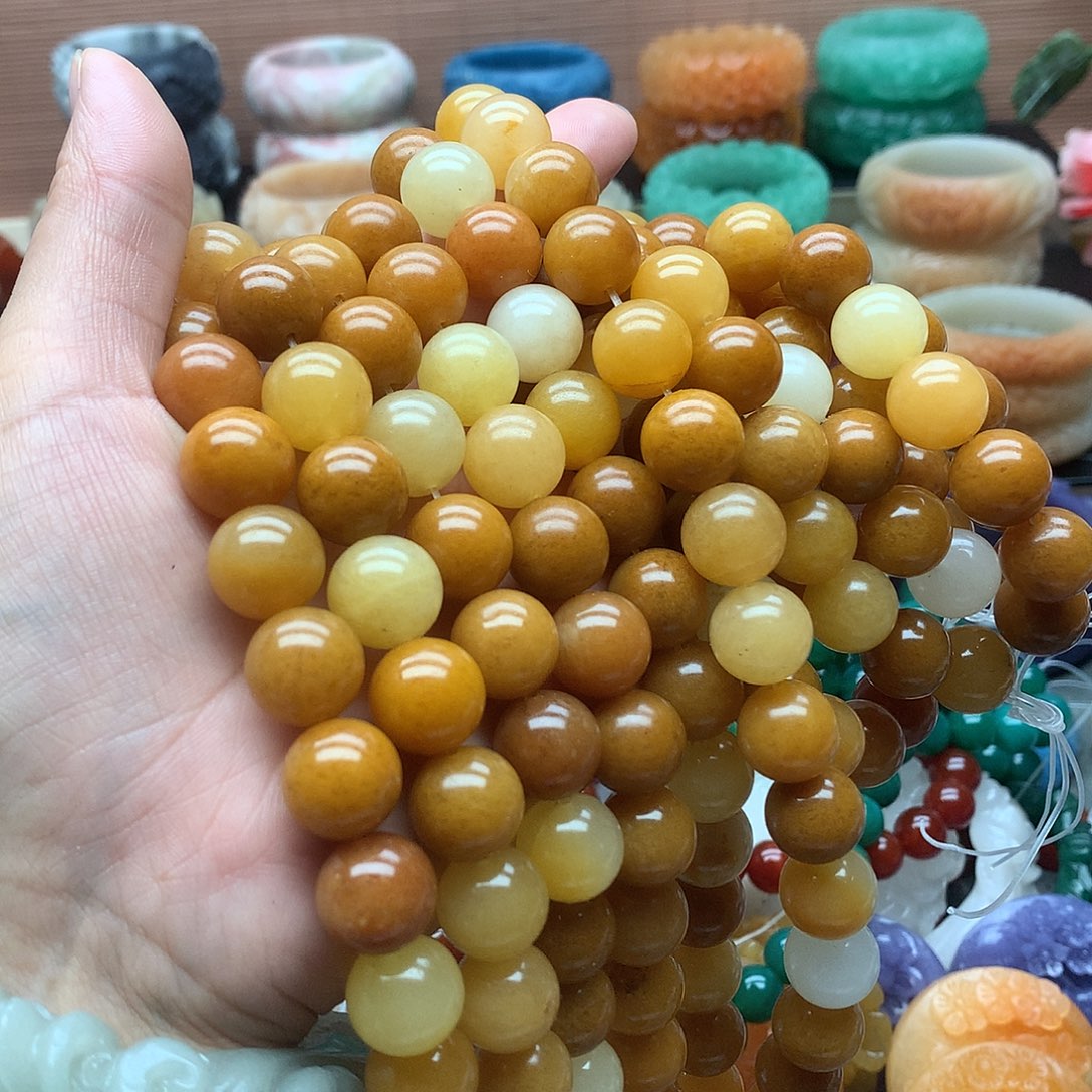 毛衣链未镶嵌石英质玉