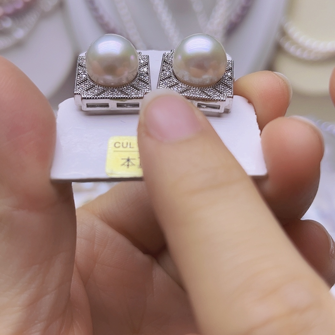 淡水珍珠吊坠或者耳钉未镶嵌