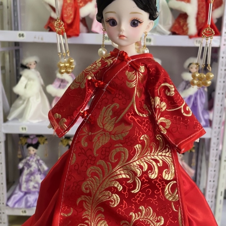 布艺漫美手工娃娃摆件礼品摆件娃娃好看