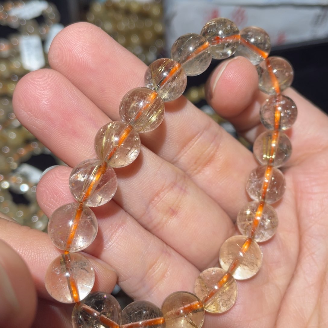 水晶手链未镶嵌蘑***?手链