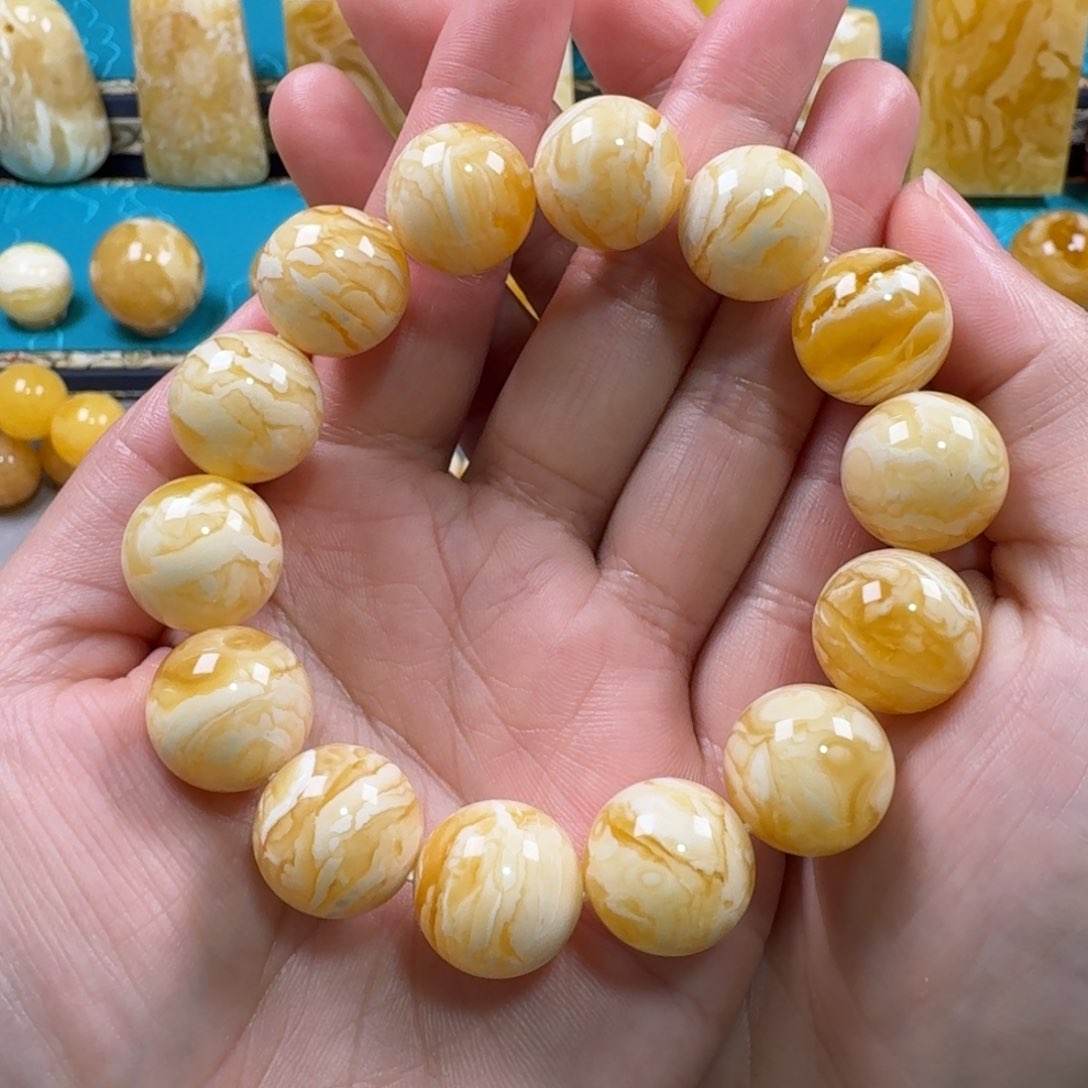 蜜蜡手链未镶嵌蜜蜡