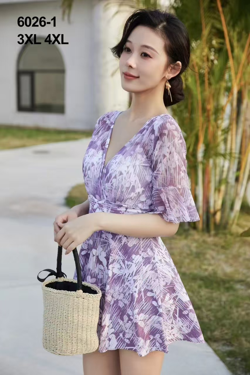 钢托文胸大新款成人泳衣女性感显瘦遮肚连体裙式平角裤泡温泉泳装