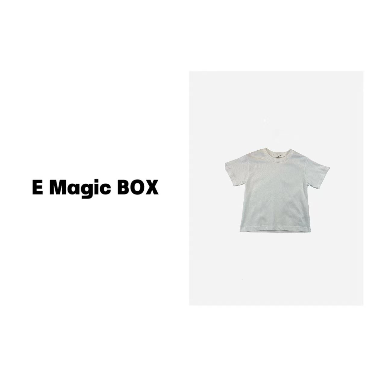 E Magic Box童装”冰淇淋”亲子夏季短袖1232