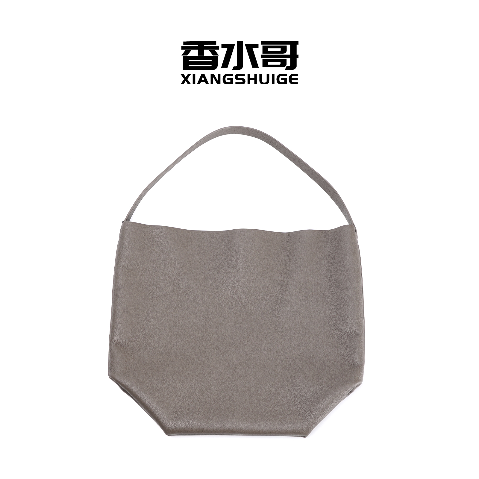 2025秋冬新品时尚轻奢单肩进口牛皮质升级版水桶包