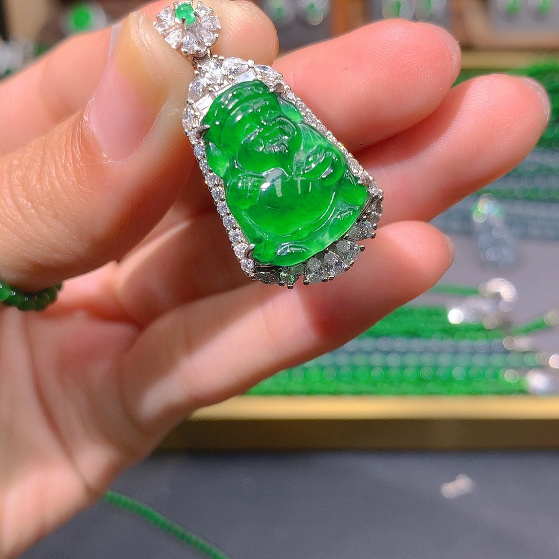 翡翠戒指未镶嵌天然翡翠