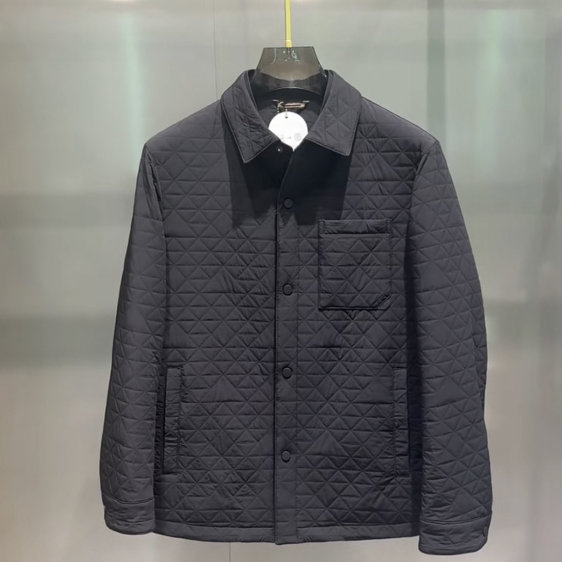 冬季男士万针织鹅绒轻便羽绒服