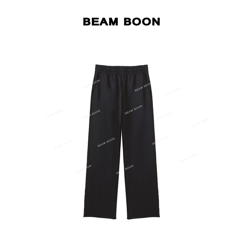 Beam Boon|【重磅巴黎2.0】软糯挺括垂感刺绣口袋显瘦百搭休闲裤