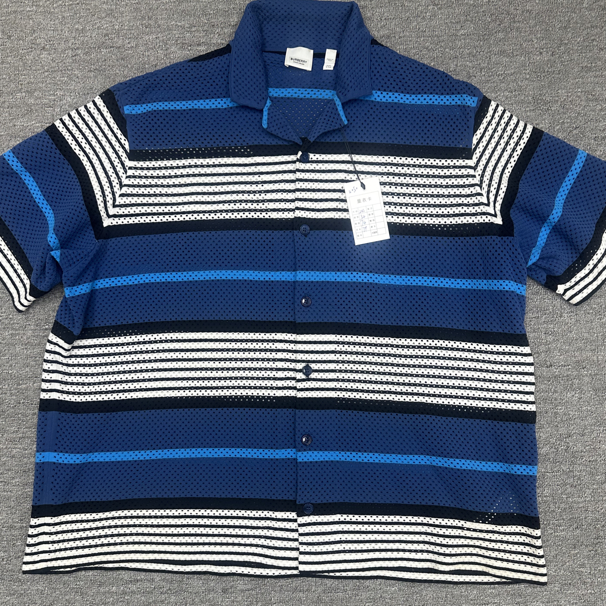 未使用 BURBERRY/博柏利 2xl Burberry 针织polo 短袖 