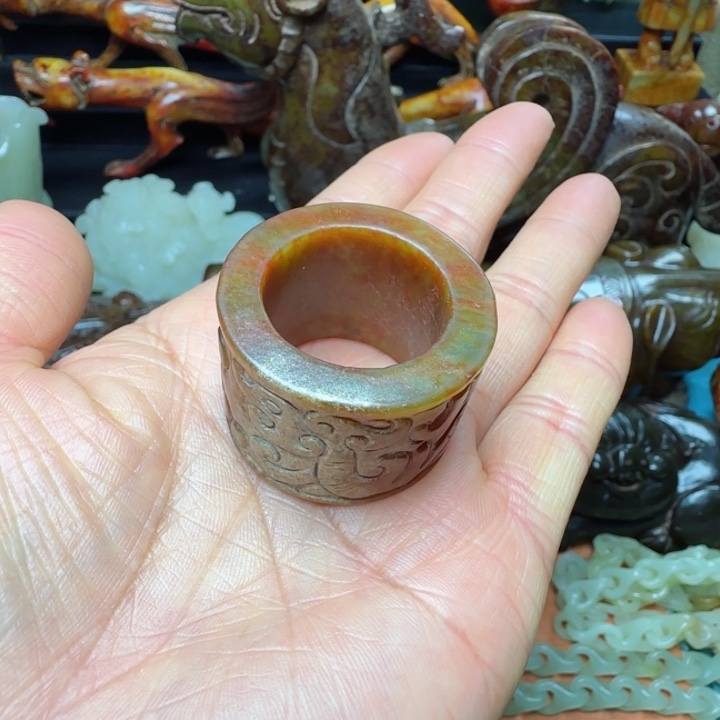 和田玉扳指未镶嵌