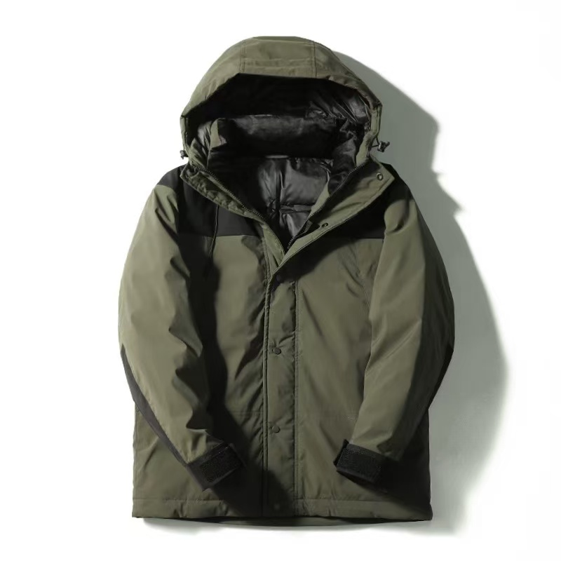 98053拼接款羽绒服外套男女同款冬季保暖85%胸围102衣长69