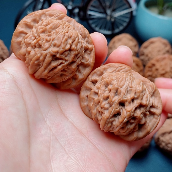 文玩核桃把件四座楼43全品