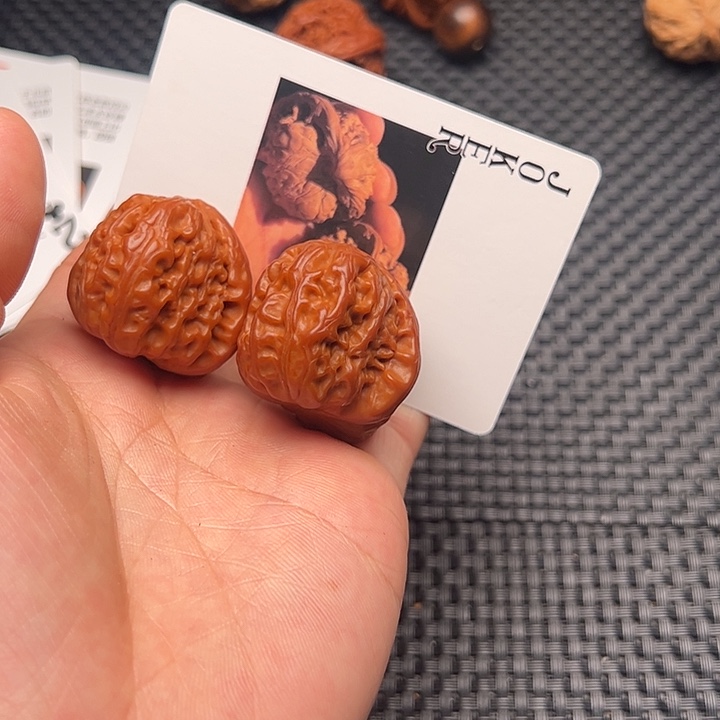 文玩核桃把件白狮子