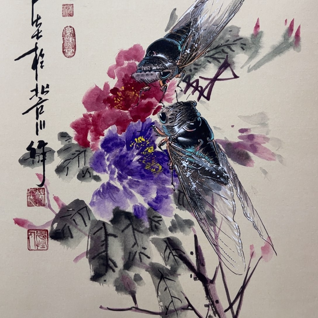 用***3国画柳平老师精品