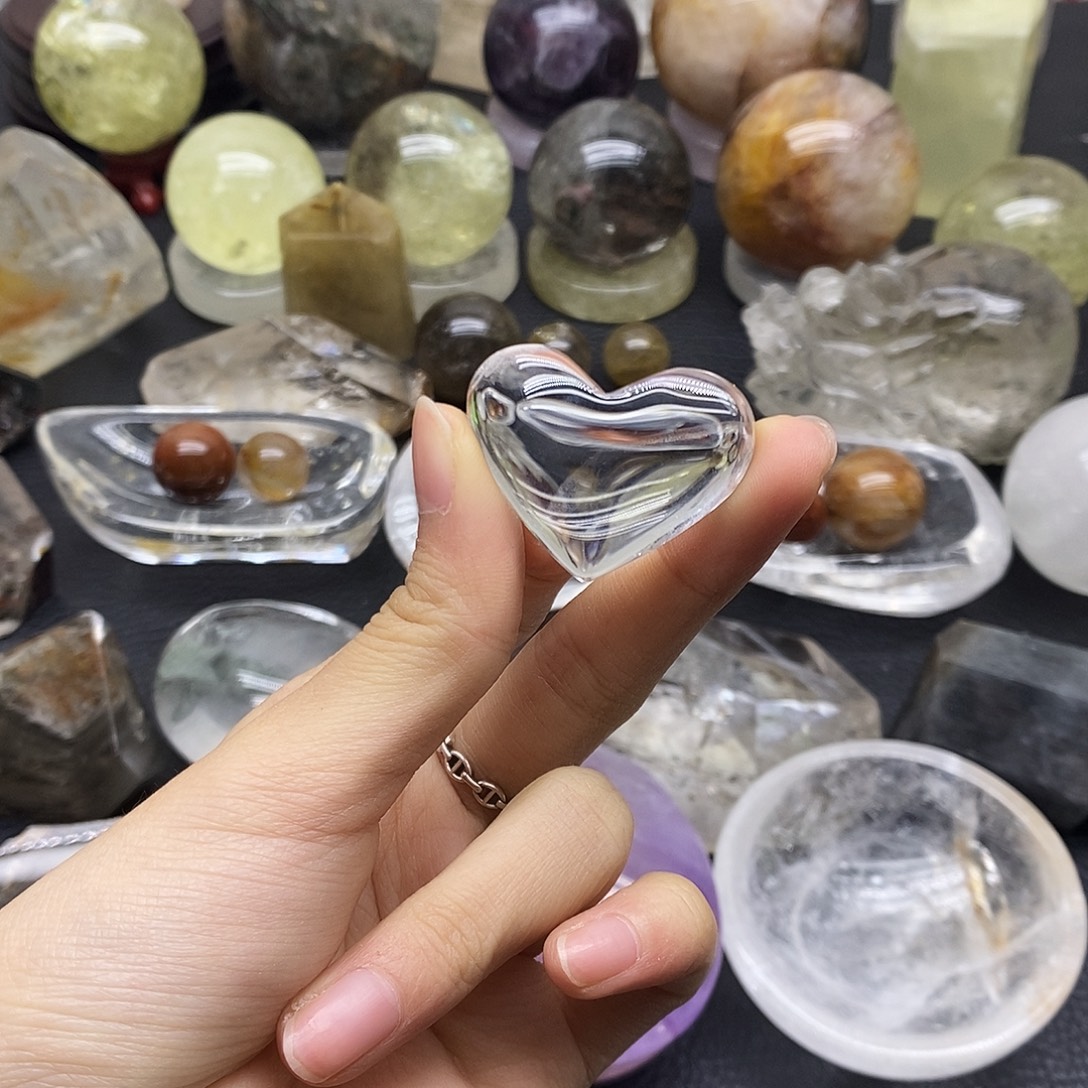 珠宝半成品水晶未镶嵌178水晶石