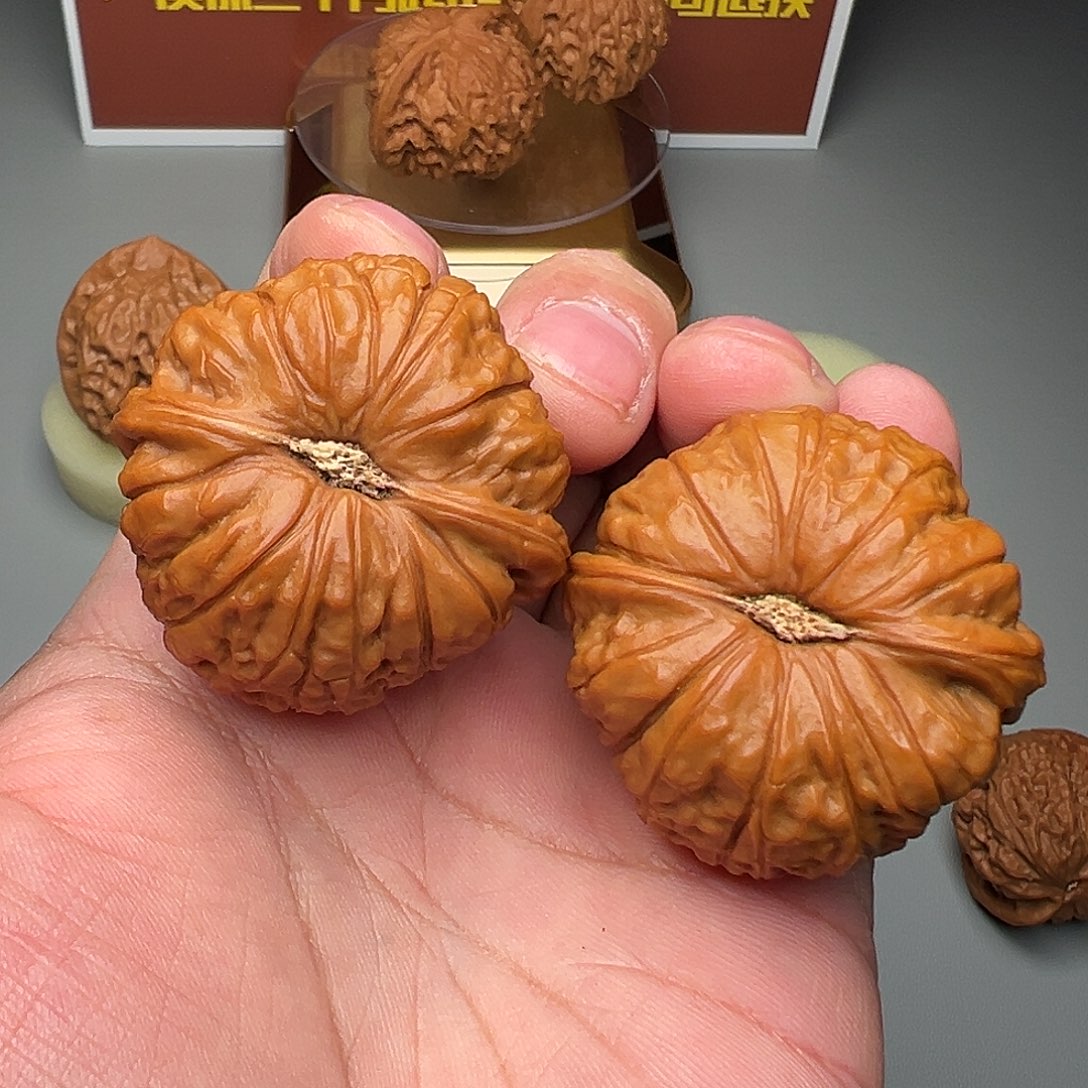 桃核把件43南瓜47.5克精品