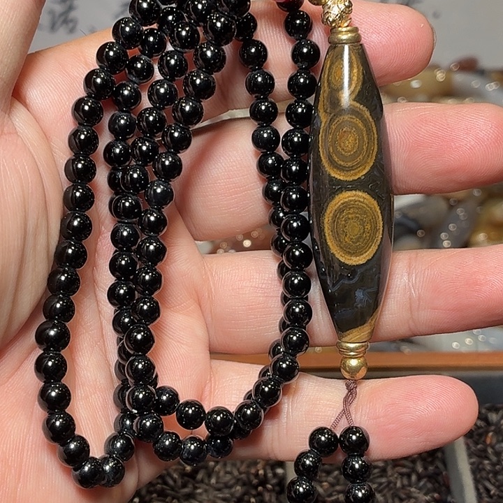 玛瑙/玉髓裸珠_HEIMORI 天然天珠