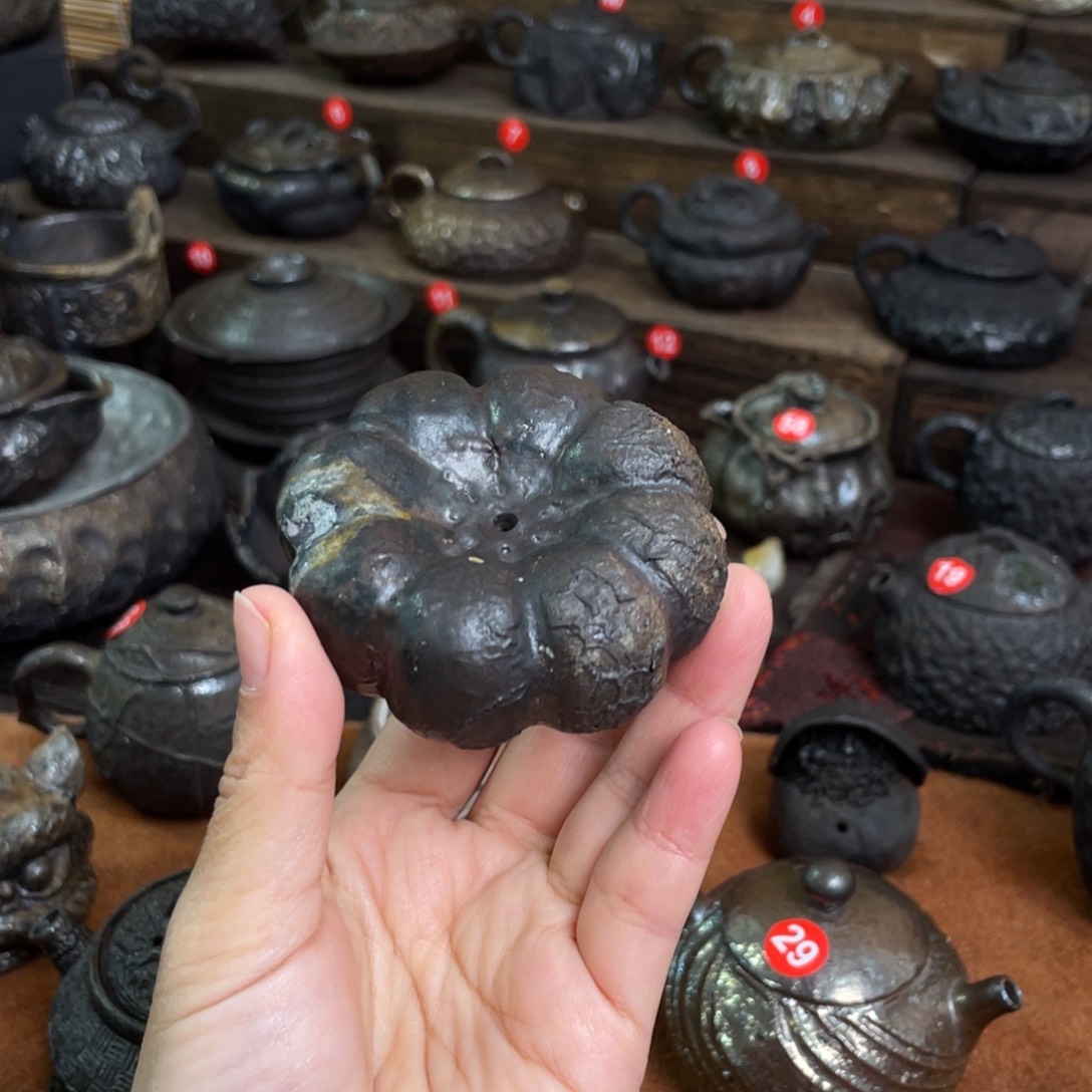 壶南瓜香插盖置盖置