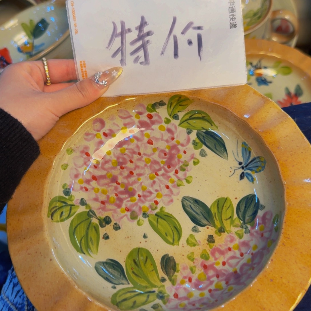 瓷片景德镇陶瓷手工手绘