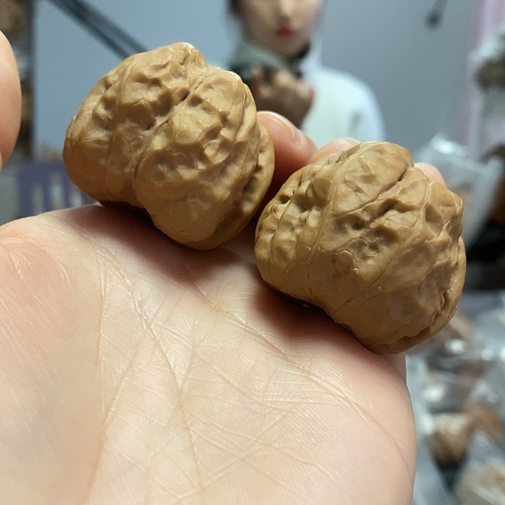 把件文玩核桃37红皮蛤蟆头