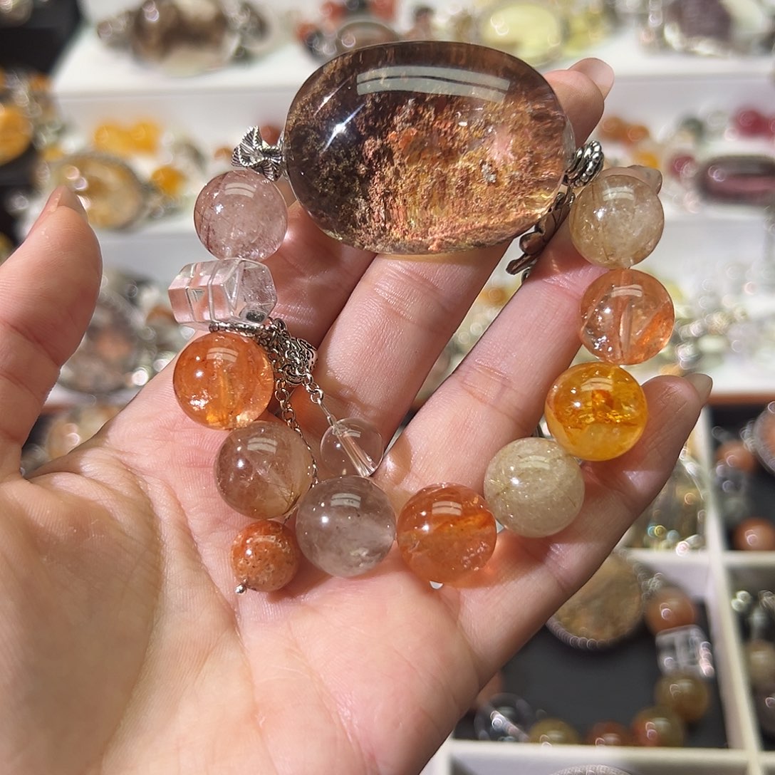 合金手链水晶英手串