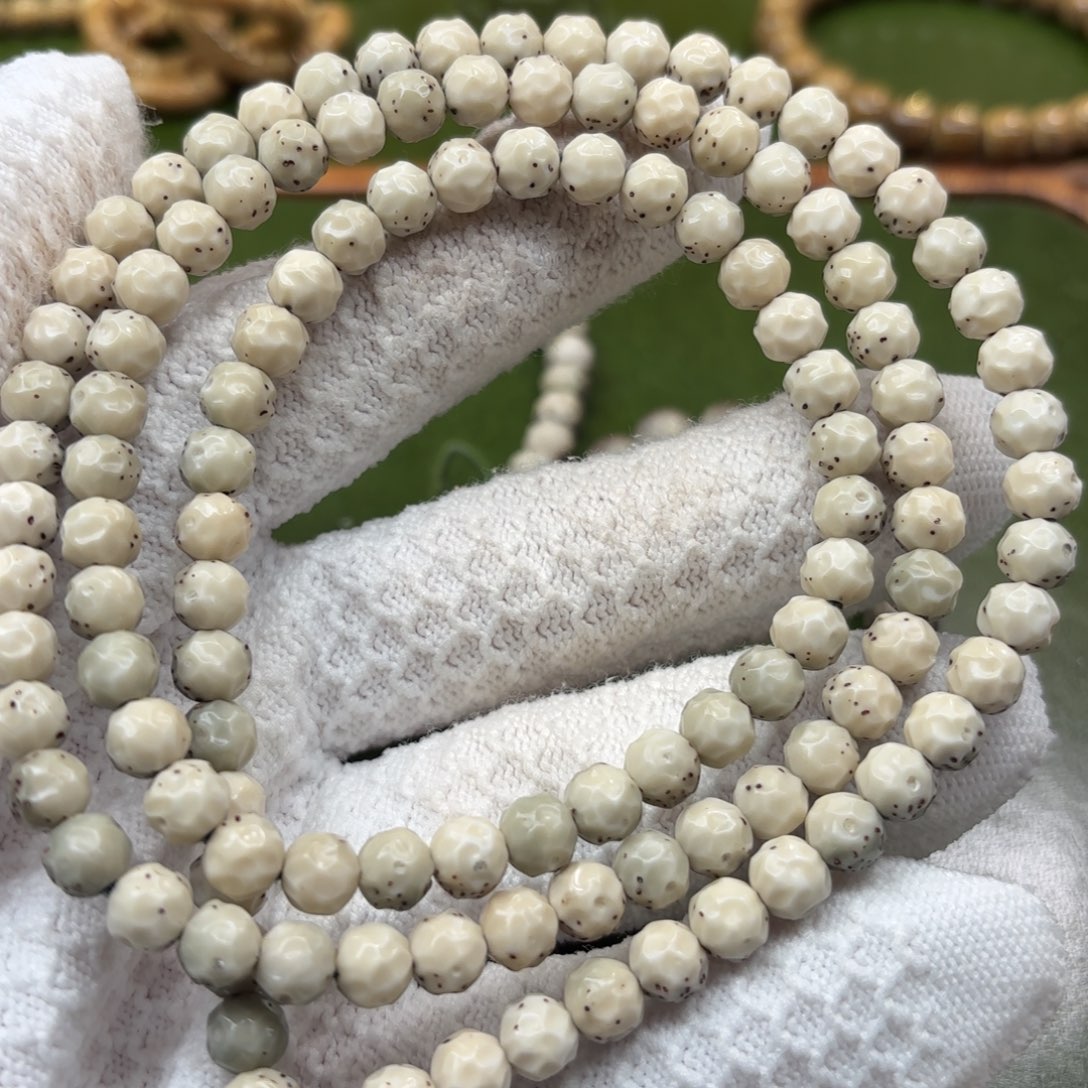 星月菩提吊坠6.5➕无相二次圆108长串双金标款