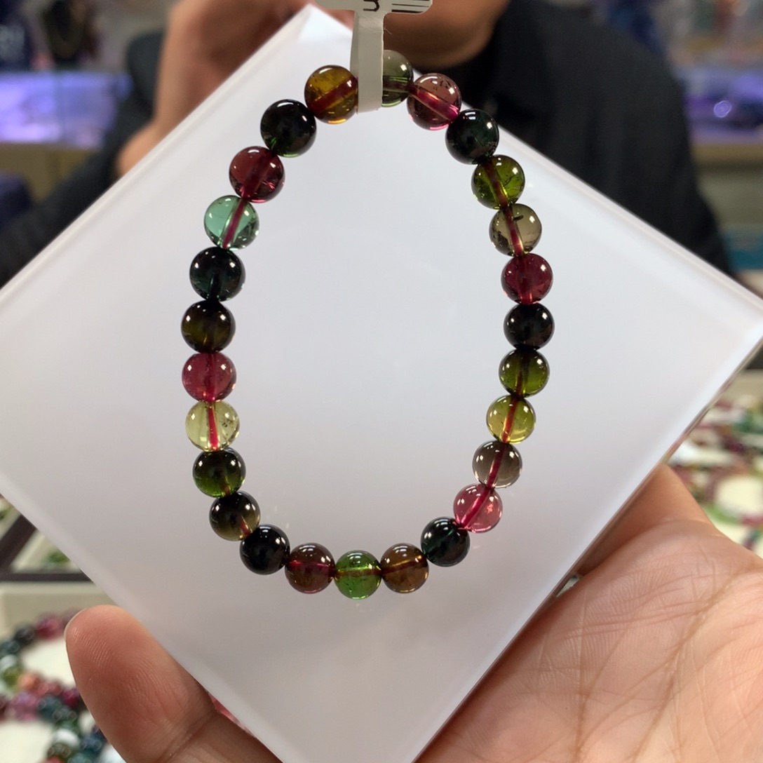 手链碧玺未镶嵌7.3左右
