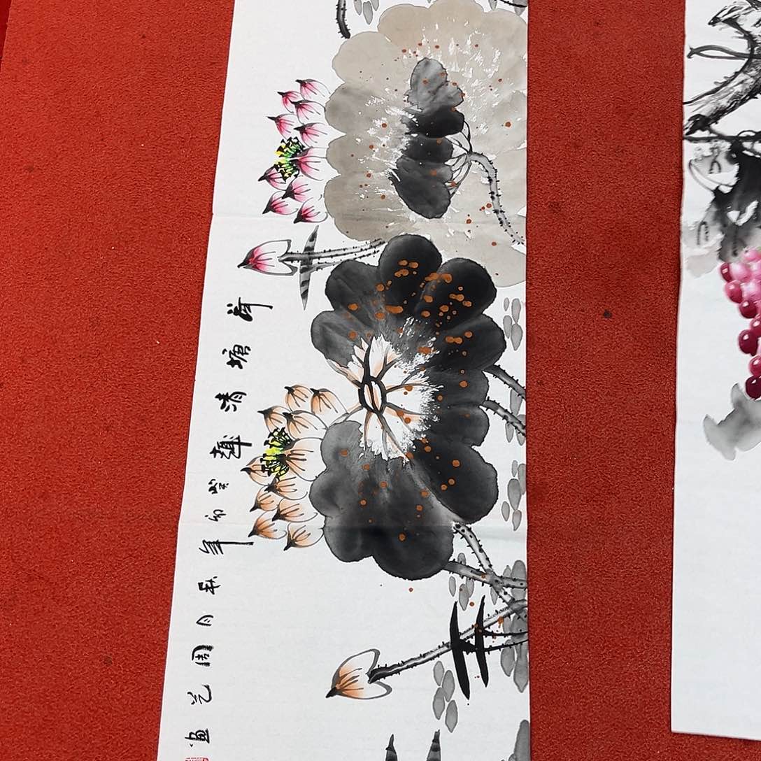 国画手绘国画作品