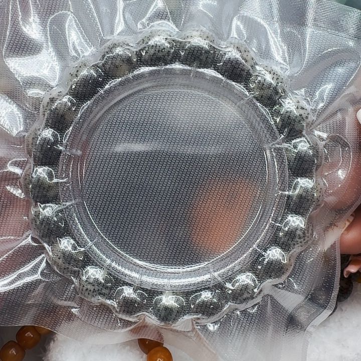 星月菩提手串423尽头绿包白星月菩提11桶单圈