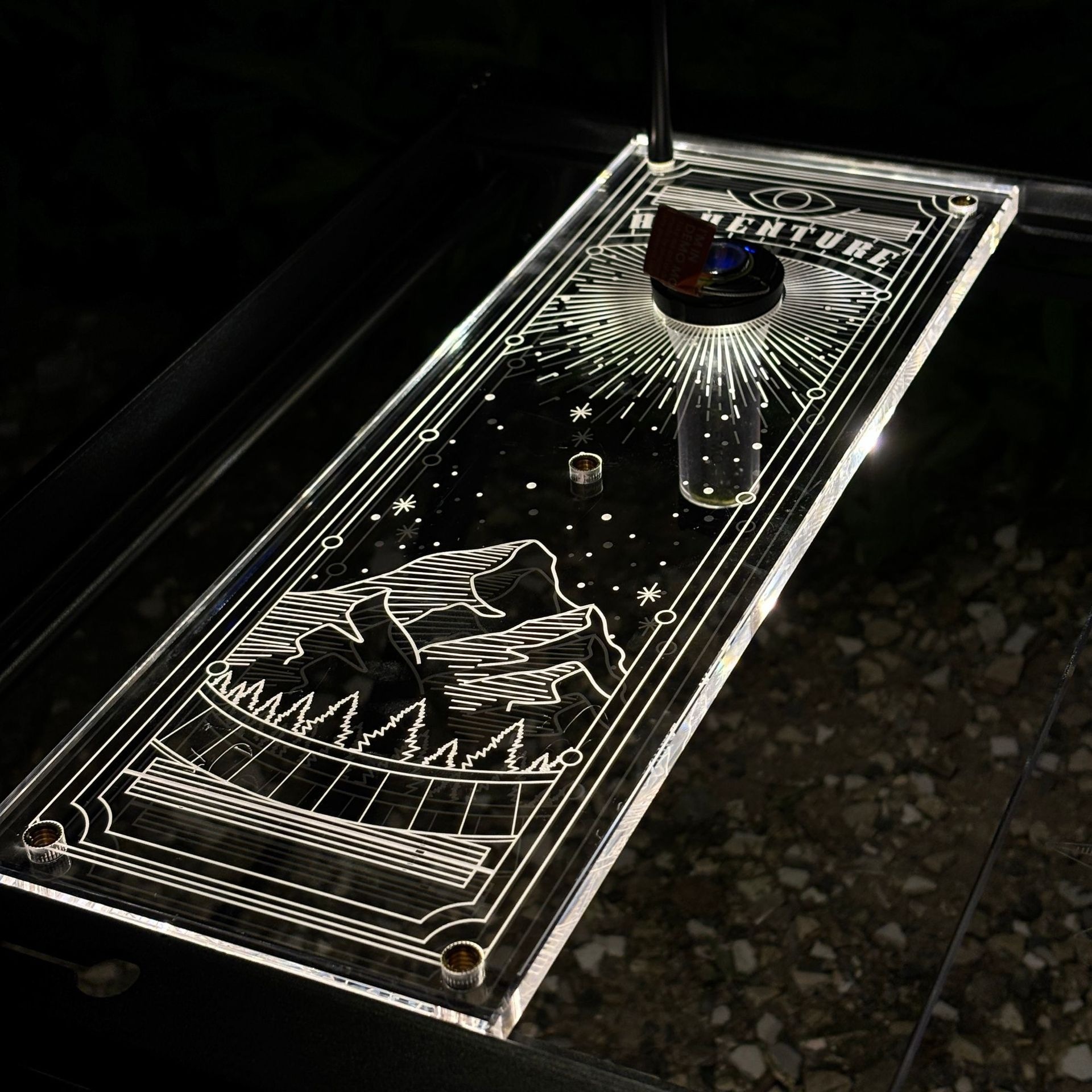 半单元户外露营igt灯板发光单元板透明亚克力igt桌单元板发光板