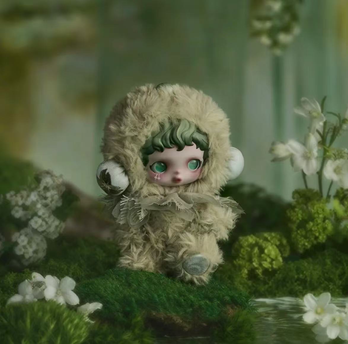 SKULLPANDA光织园系列毛绒公仔可爱挂件