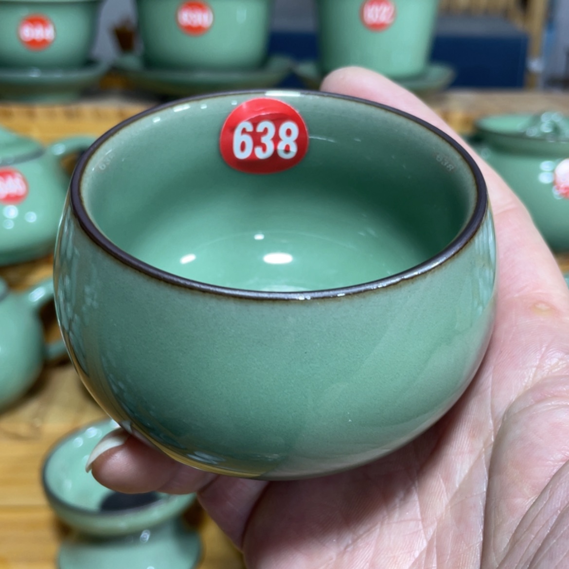 【闪购商品】陶瓷茶壶茶杯家用