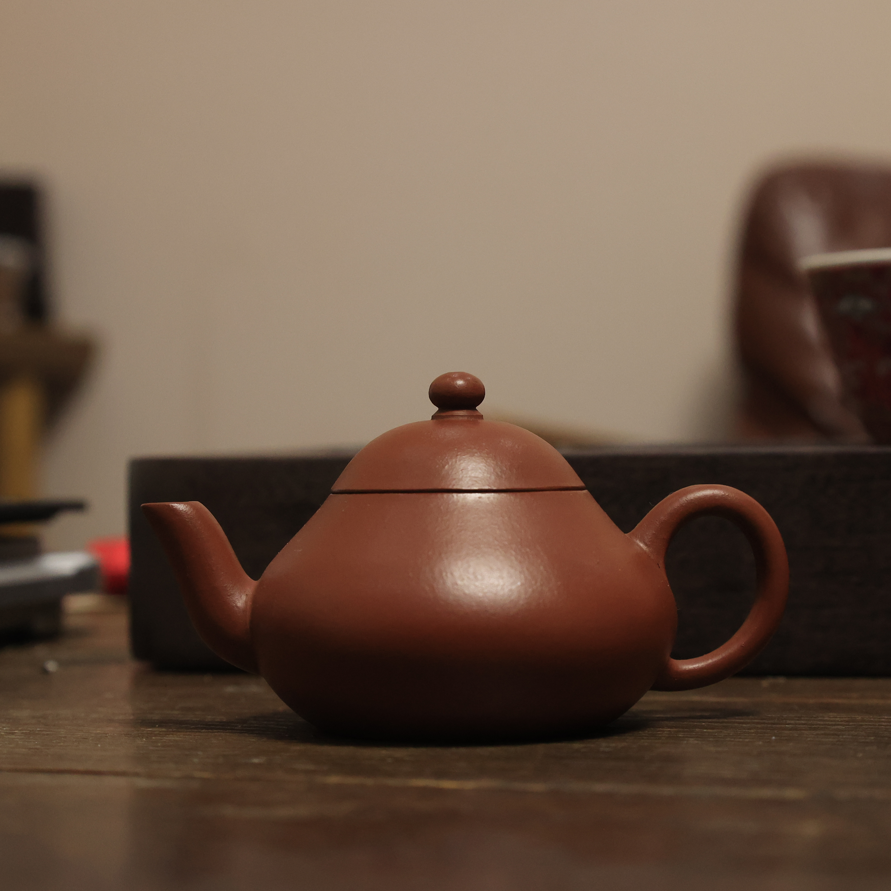 90年代台行定制嘉道梨型壶100CC纯手工