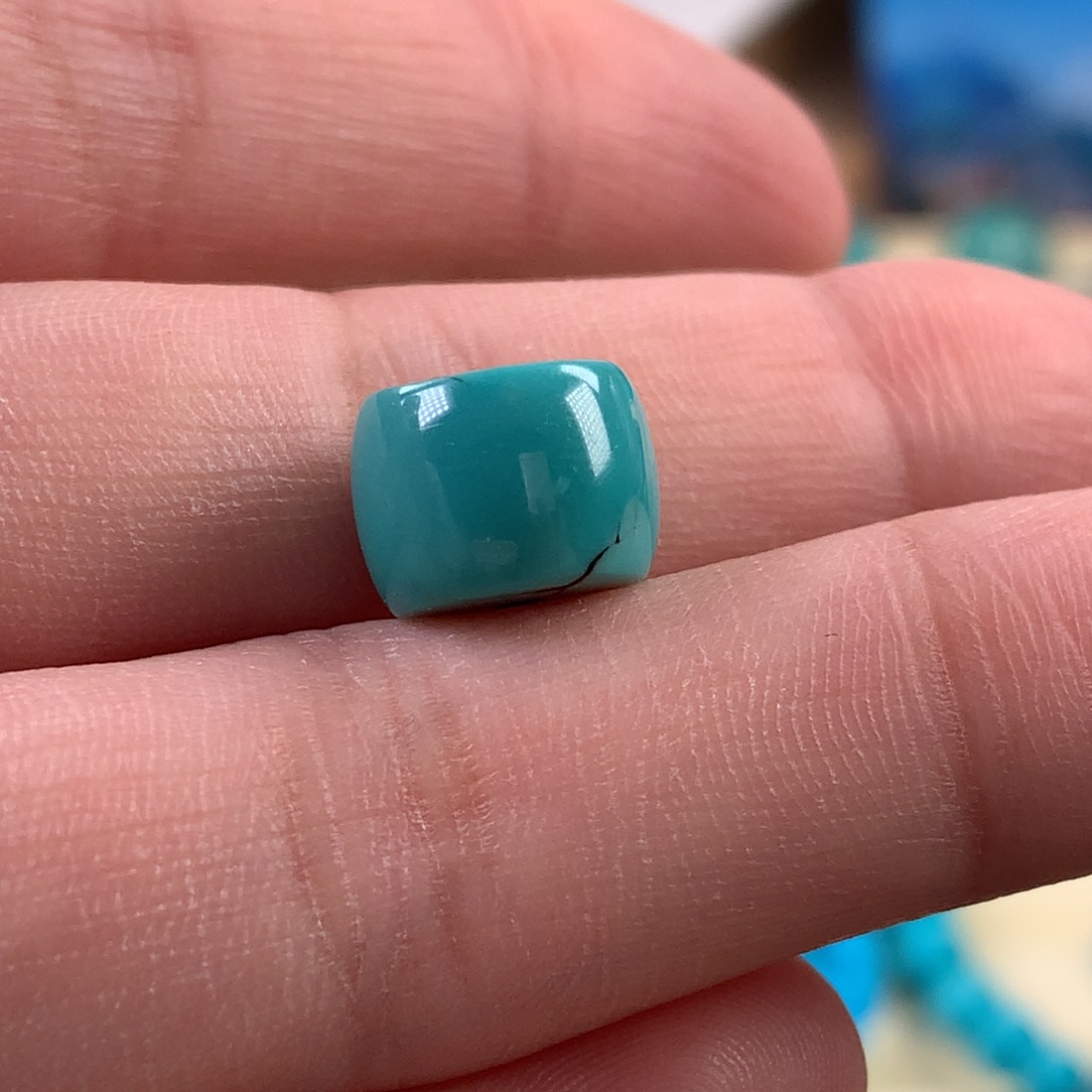 绿松石未镶嵌珠宝奇石10.8mm