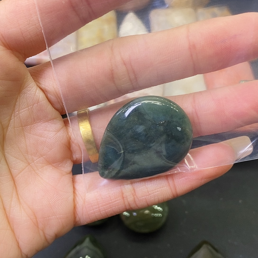 硅化玉颈饰合金雨*心