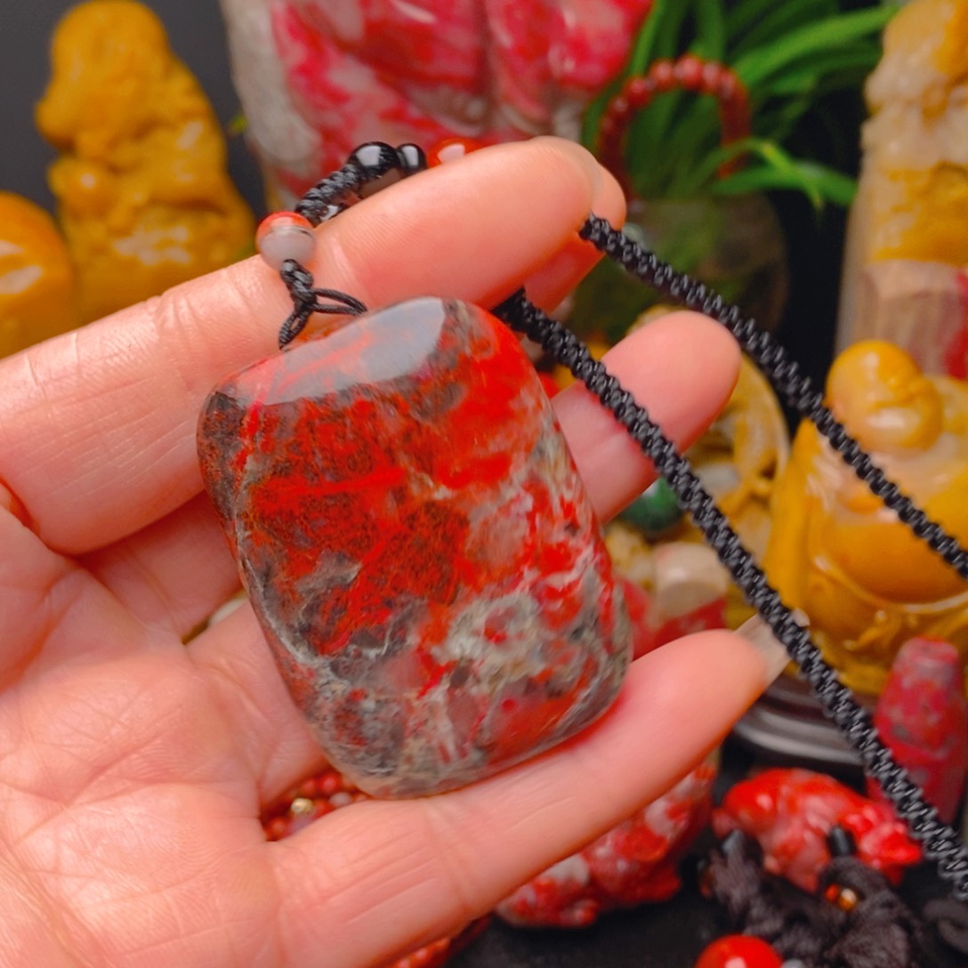 鸡血石鸡血石挂牌