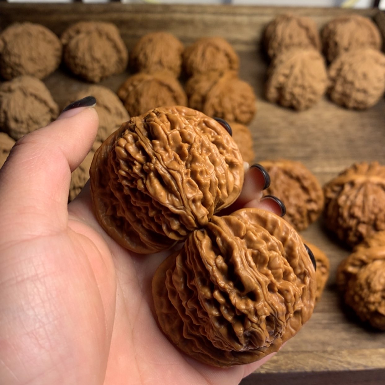 【闪购商品】文玩核桃吊坠明****h悍高楼