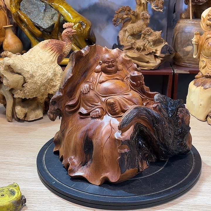 柏木齐*盛崖柏陈化料弥勒