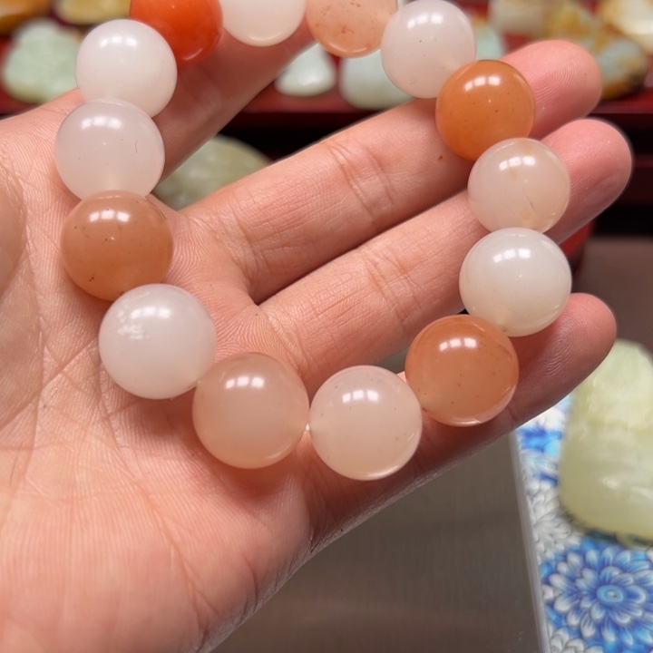 石英质玉未镶嵌手串挂件
