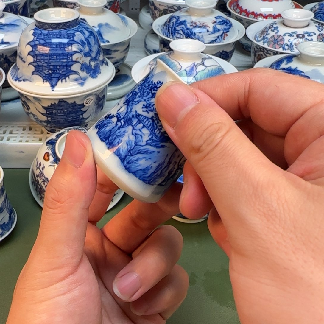 彦祖纯手工手绘茶具136