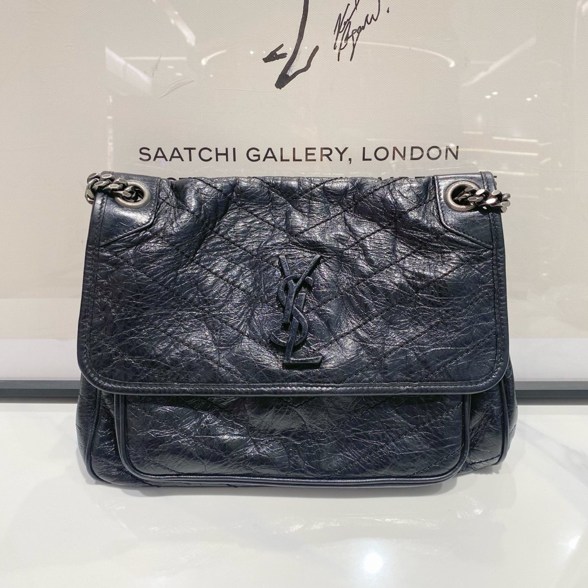 99新 YSL/圣罗兰 YSL 圣罗兰niki 中号斜挎包（13181）