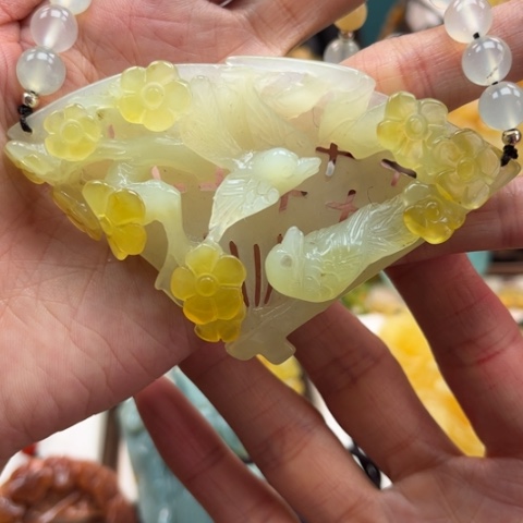 岫玉挂件未镶嵌挂件