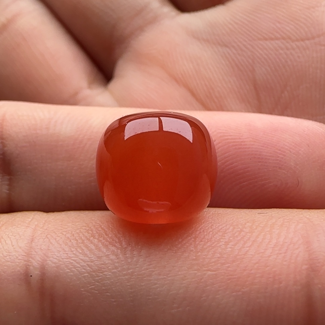 南红玛瑙老型11.3x 10未镶嵌矿点水线