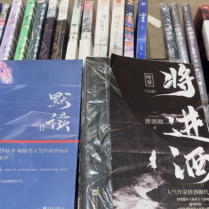 将进酒全新全套四本带周边➕默读全新全套三本带周边