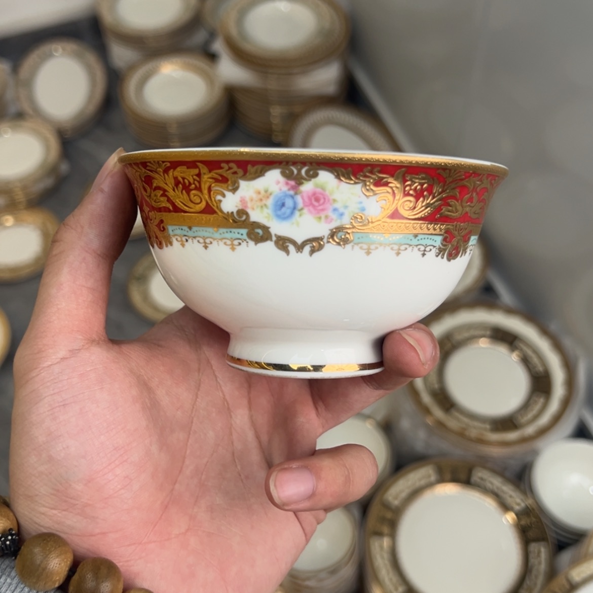 【闪购商品】瓷片4.75寸米饭碗四个一单福利价